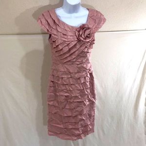 London Times size 4 pink dress
